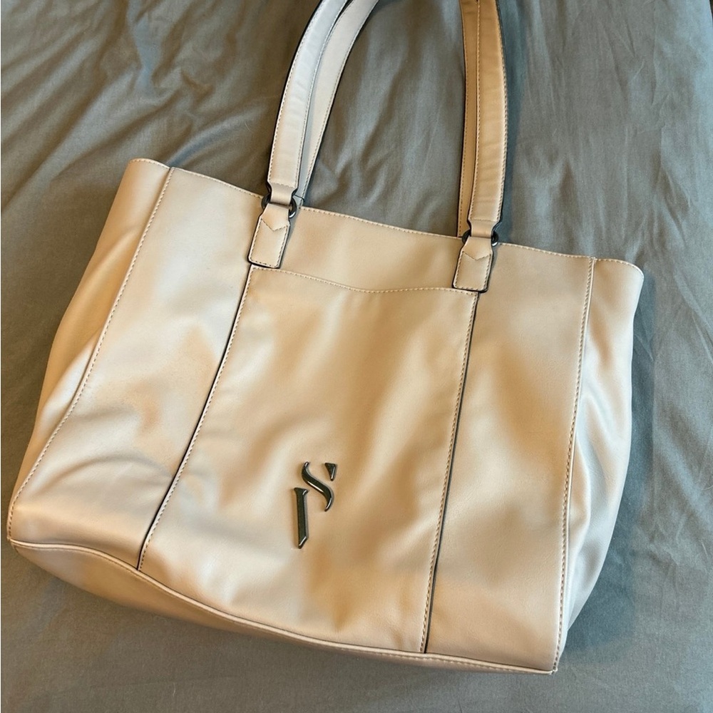 Vera Wang Taupe Large Shoulder Bag purse